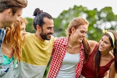 group of young adults participating in addiction treatment center programs at Morningside Recovery