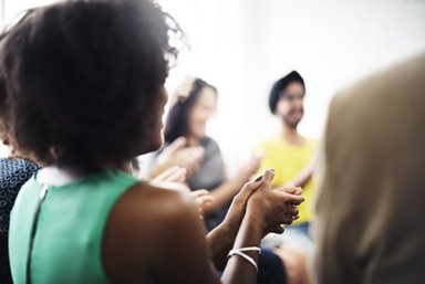 a group participating in drug rehabilitation