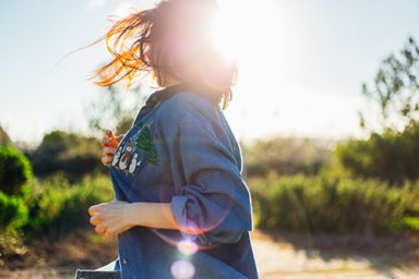 a young woman who has learned how to overcome addiction