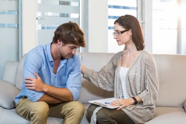 young man making the decision to beginning addiction treatment